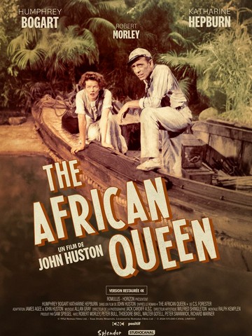 Affiche du film THE AFRICAN QUEEN